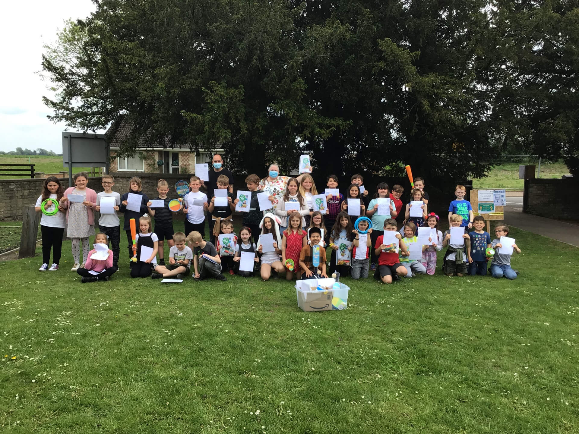 Local school pupils ‘go wild’ with Mildenhall care home